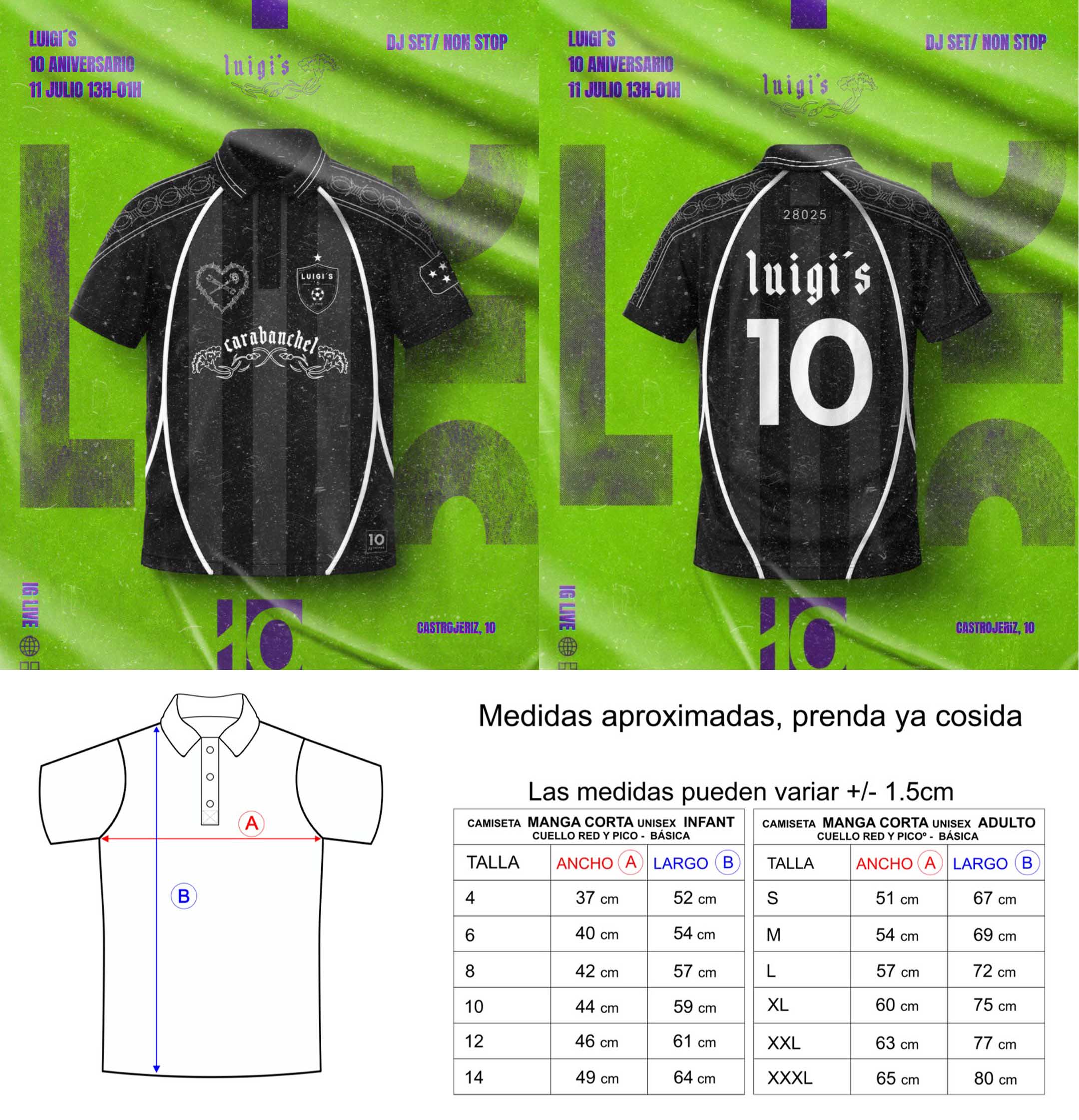 Camiseta 10 Aniversario